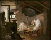 Carl Spitzweg The Poor Poet (mk09) oil